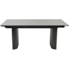 Керамический стол Ragnar 180 керамика 1699 серая кожа / темно-серый