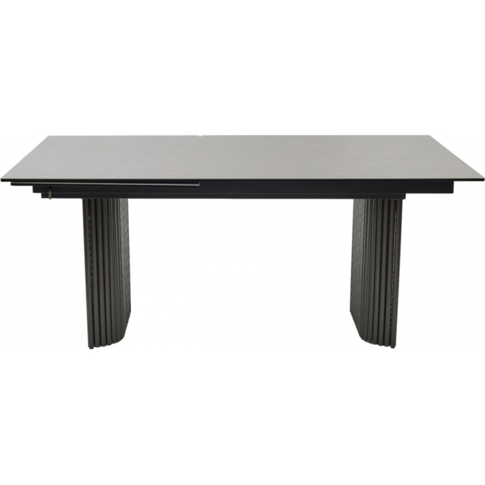 Керамический стол Ragnar 180 керамика 1699 серая кожа / темно-серый