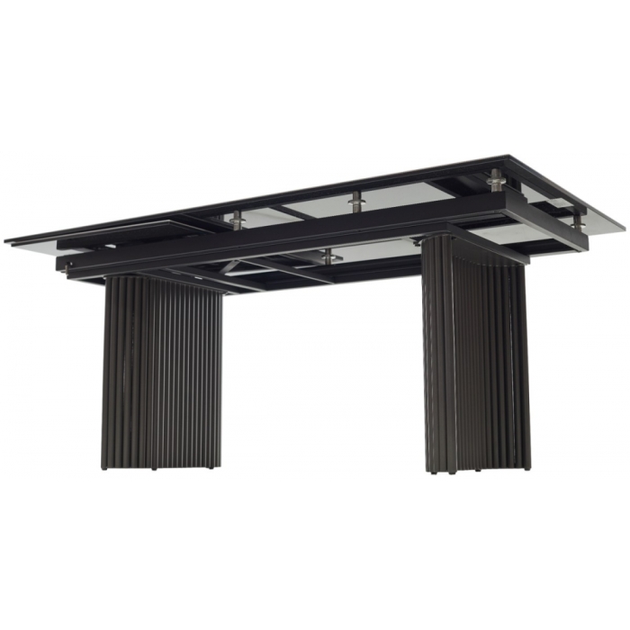 Керамический стол Ragnar 180 керамика 1699 серая кожа / темно-серый