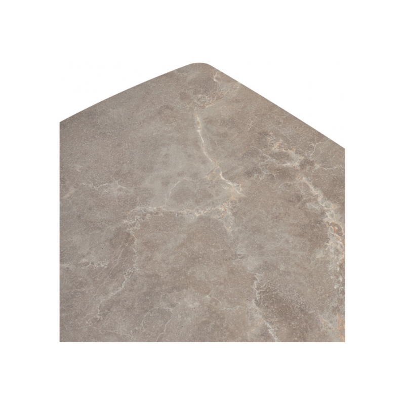Керамический стол Rivoli 140 matt latte stone solid ceramic / taupe