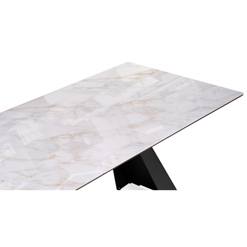 Керамический стол Стиг 180(230)х90х77 carla larkin / черный