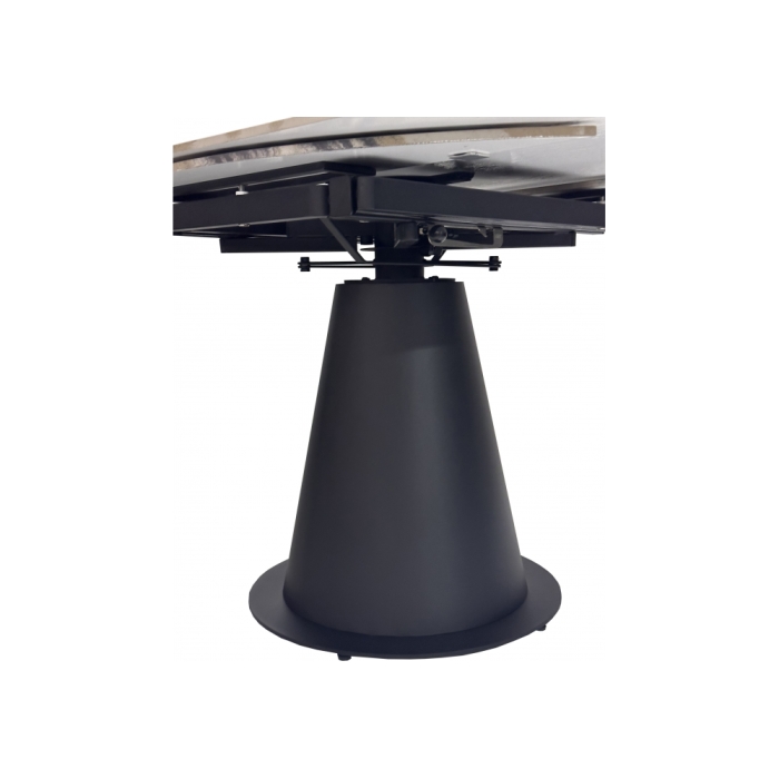 Керамический стол Teramo 135 gloss grand jade solid ceramic / черный