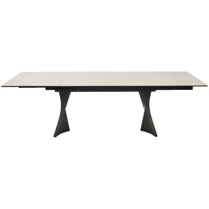 Керамический стол Yoakim 180 испанская керамика TL-102 бежевый мрамор / темно-серый