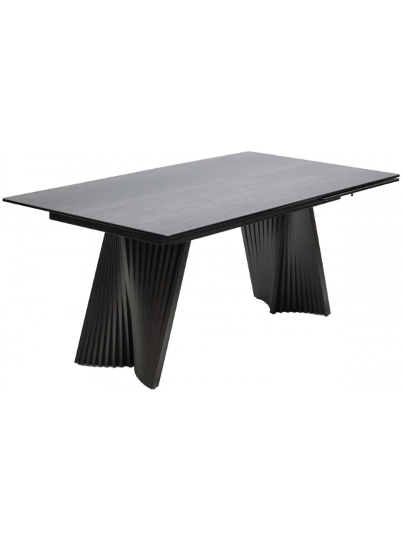 Керамический стол Yoakim 180 керамика 1704 темно-серый мрамор / темно-серый