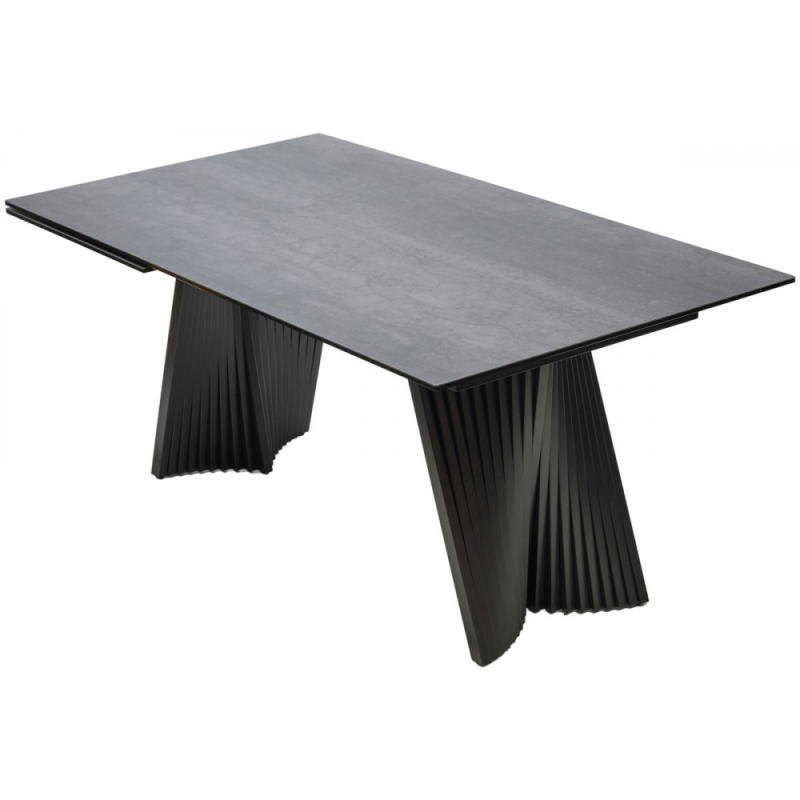 Керамический стол Yoakim 180 керамика 1704 темно-серый мрамор / темно-серый