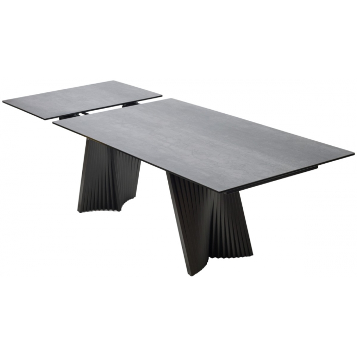 Керамический стол Yoakim 180 керамика 1704 темно-серый мрамор / темно-серый