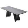 Керамический стол Yoakim 180 керамика 1704 темно-серый мрамор / темно-серый