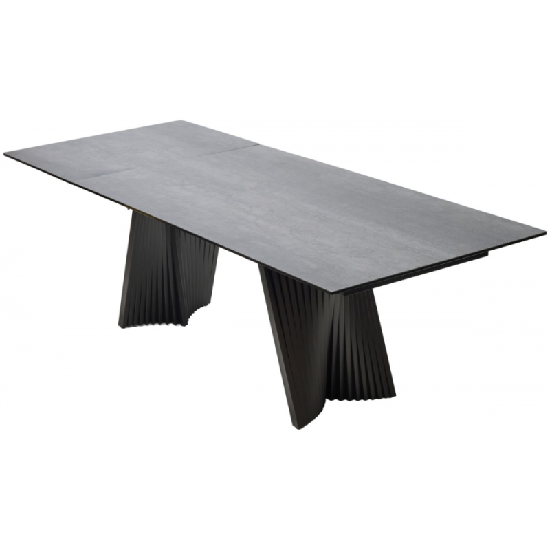 Керамический стол Yoakim 180 керамика 1704 темно-серый мрамор / темно-серый