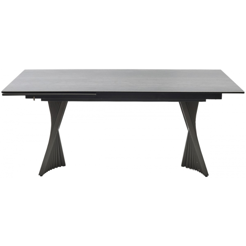 Керамический стол Yoakim 180 керамика 1704 темно-серый мрамор / темно-серый