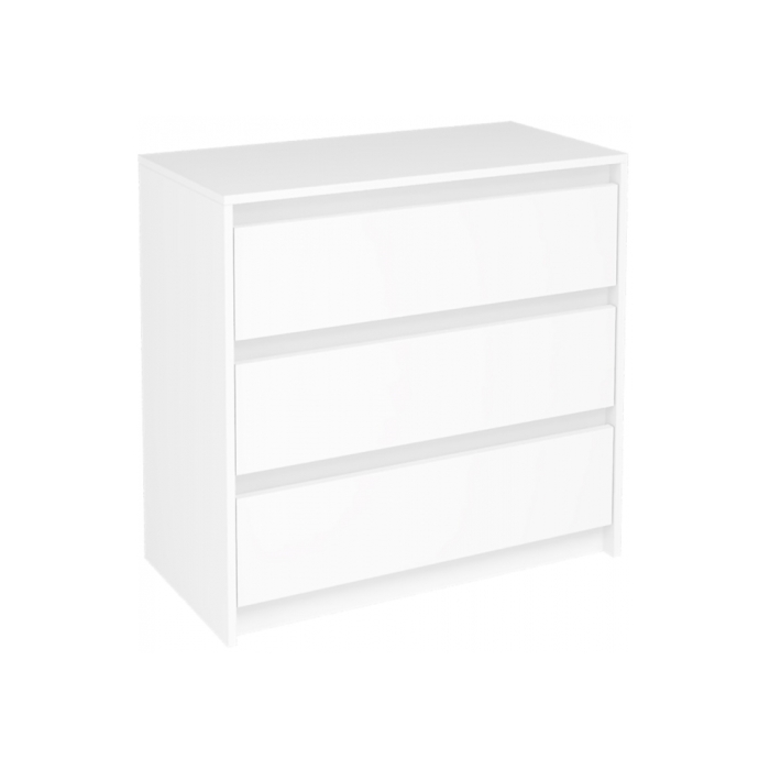 Комод Идена КМ06-800 ЛДСП белое / ЛДСП белое