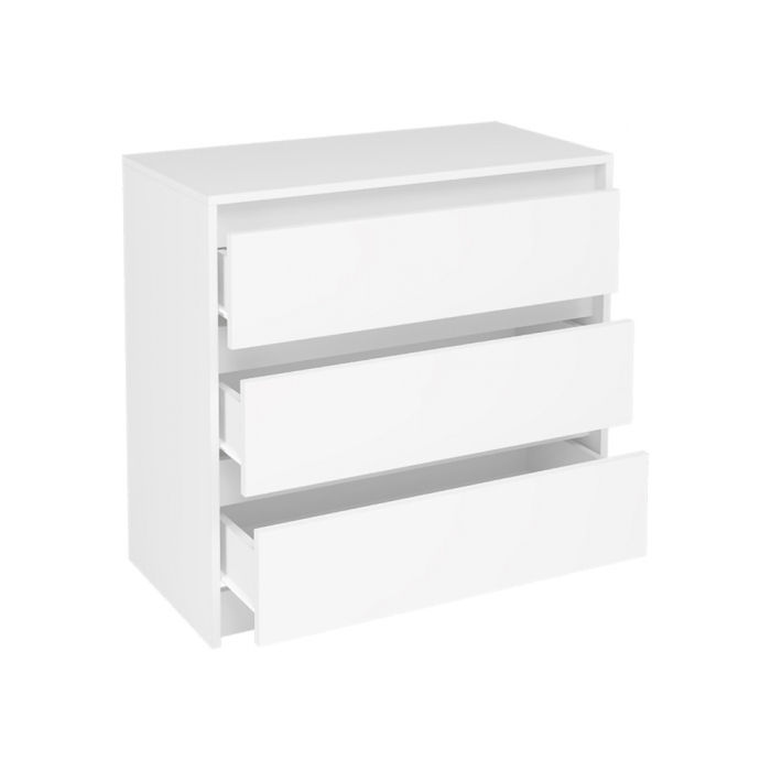 Комод Идена КМ06-800 ЛДСП белое / ЛДСП белое