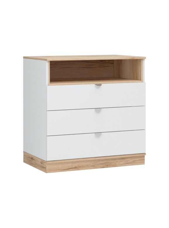 Комод Джидда 900 белый / дуб делано