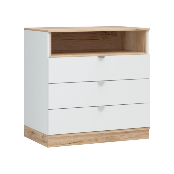 Комод Джидда 900 белый / дуб делано