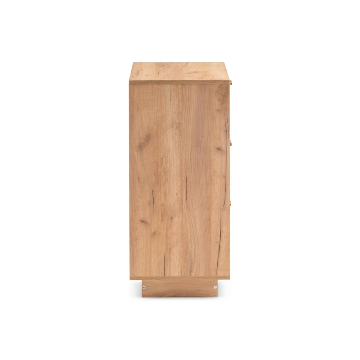 Комод Эго К-3 на подиуме дуб крафт золотой / камень темный