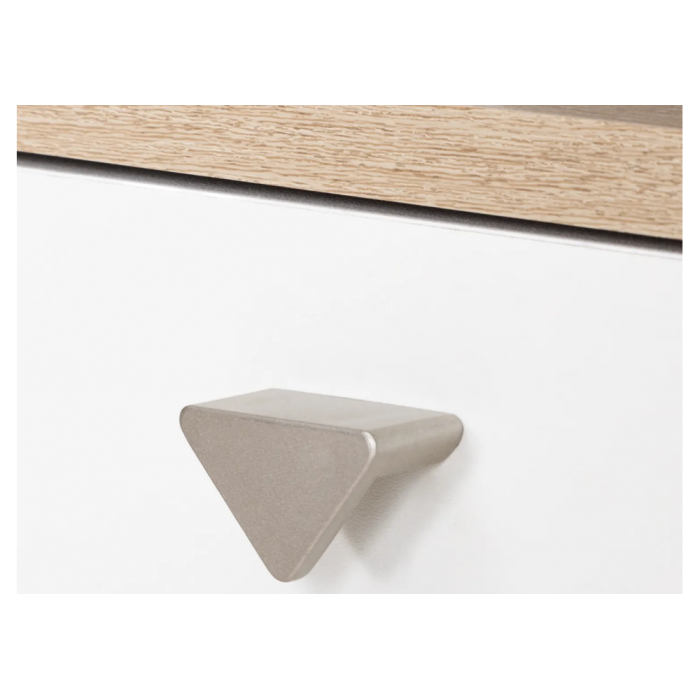 Комод Эльга белый шагрень / дуб белый exclusive