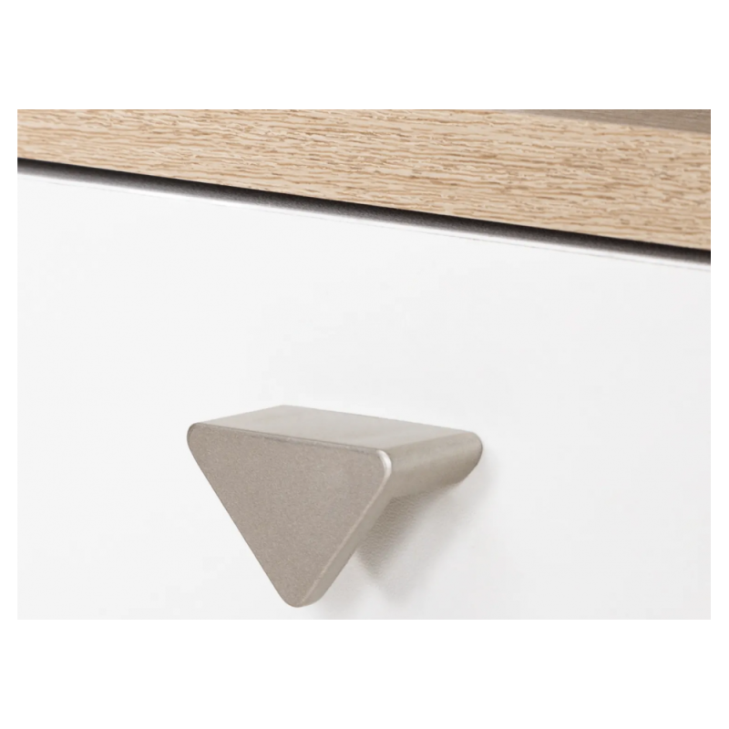 Комод Эльга белый шагрень / дуб белый exclusive