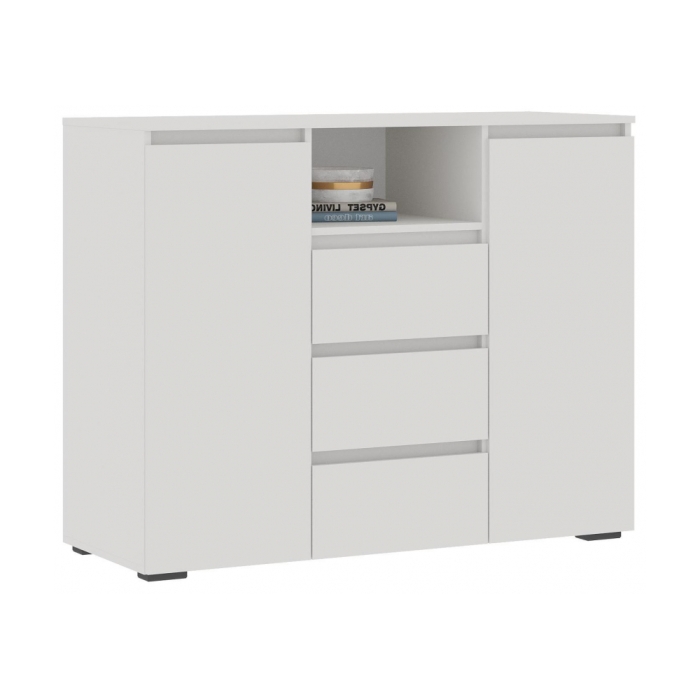 Комод Элла КМ 01 белый / белый