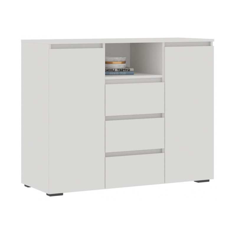 Комод Элла КМ 01 белый / белый