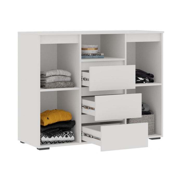 Комод Элла КМ 01 белый / белый