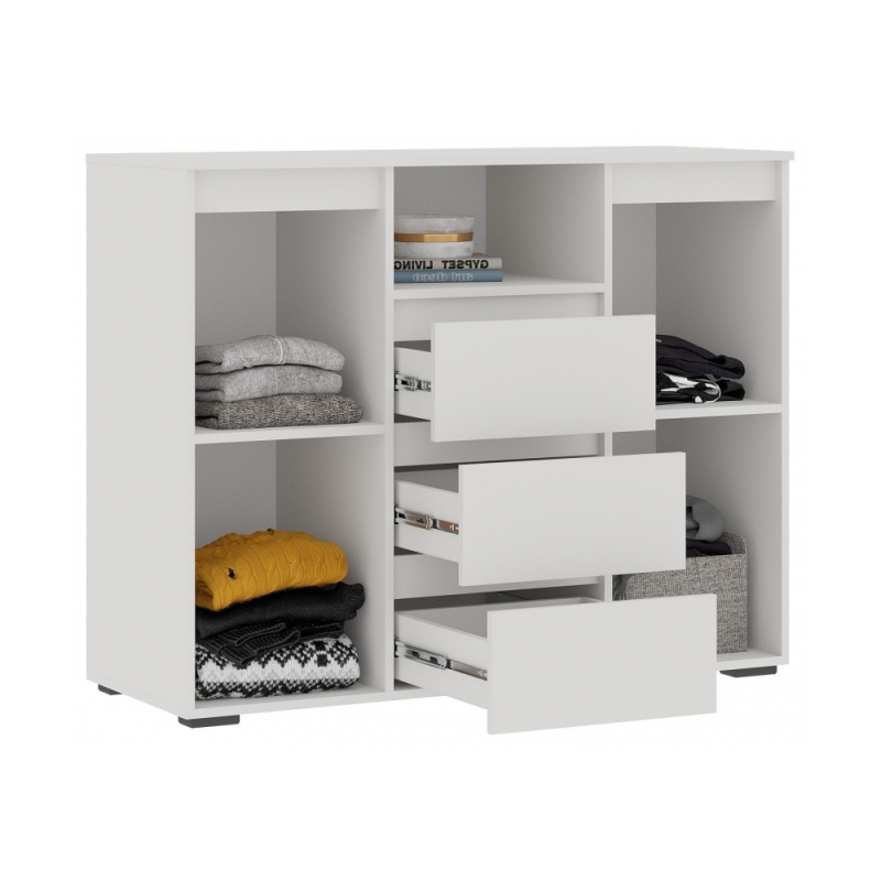 Комод Элла КМ 01 белый / белый