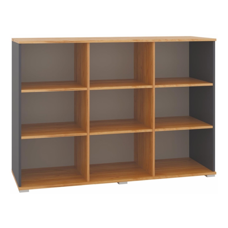 Комод Кассандра 138 дуб крафт золотой / антрацит