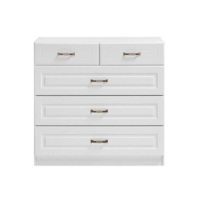 Комод Ливерпуль 10.103.01 белый / ясень ваниль