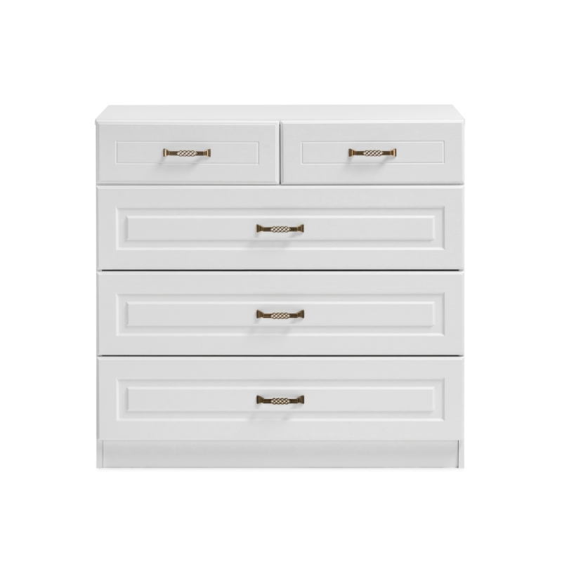 Комод Ливерпуль 10.103.01 белый / ясень ваниль