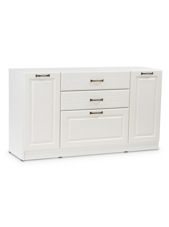 Комод Ливерпуль белый / ясень ваниль