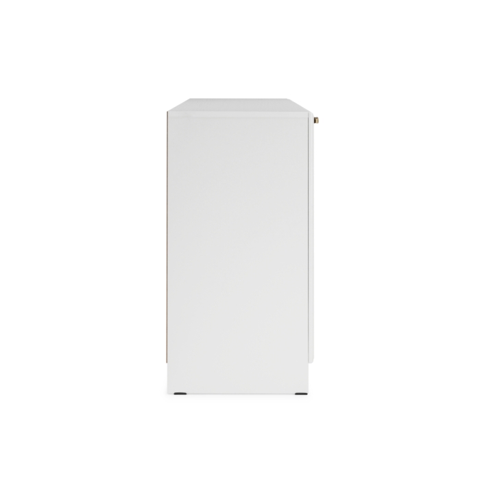 Комод Ливерпуль белый / ясень ваниль