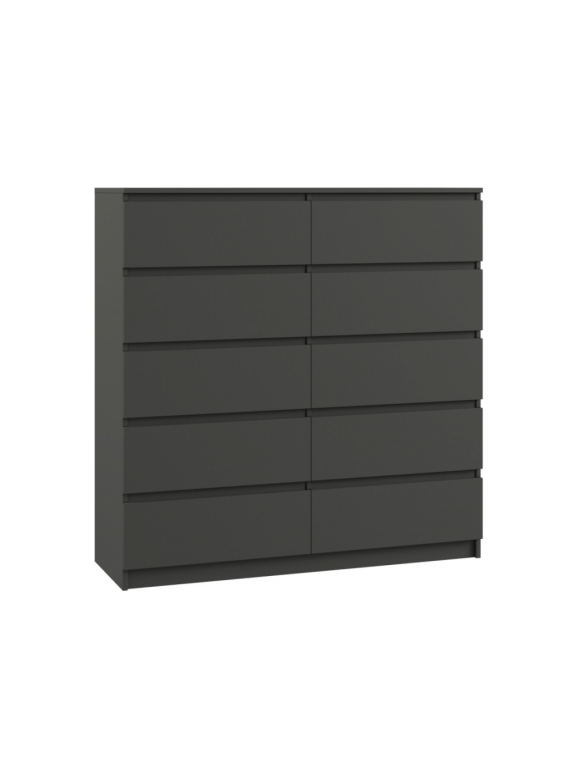 Комод Мадера К10М ЛДСП графит новый