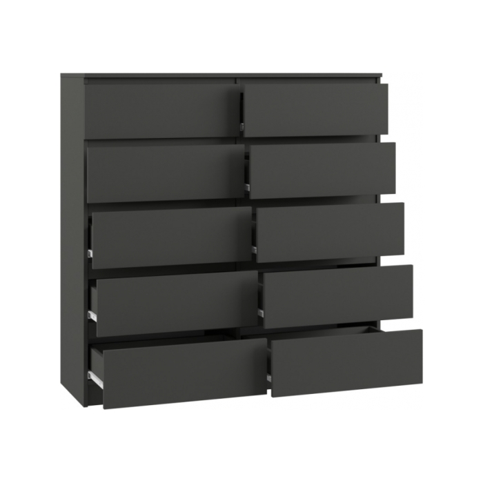 Комод Мадера К10М ЛДСП графит новый