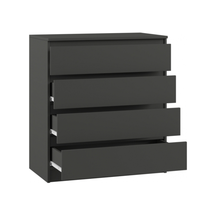 Комод Мадера К4М ЛДСП графит новый