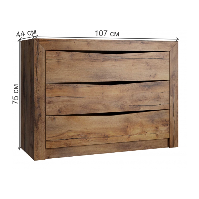 Комод Саманта таксония шоколадная