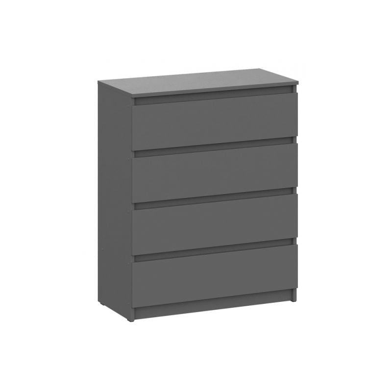 Комод Сибити 4 ящика графит серый