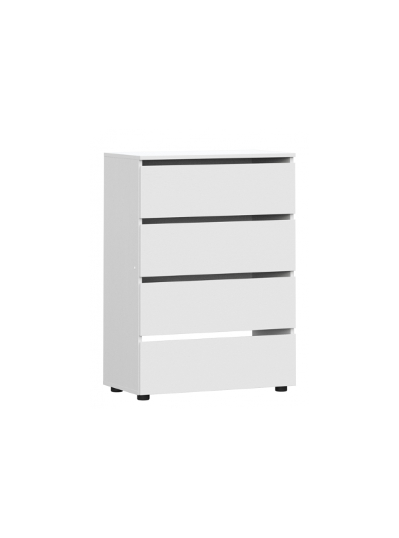 Комод Валенсия белый текстурный