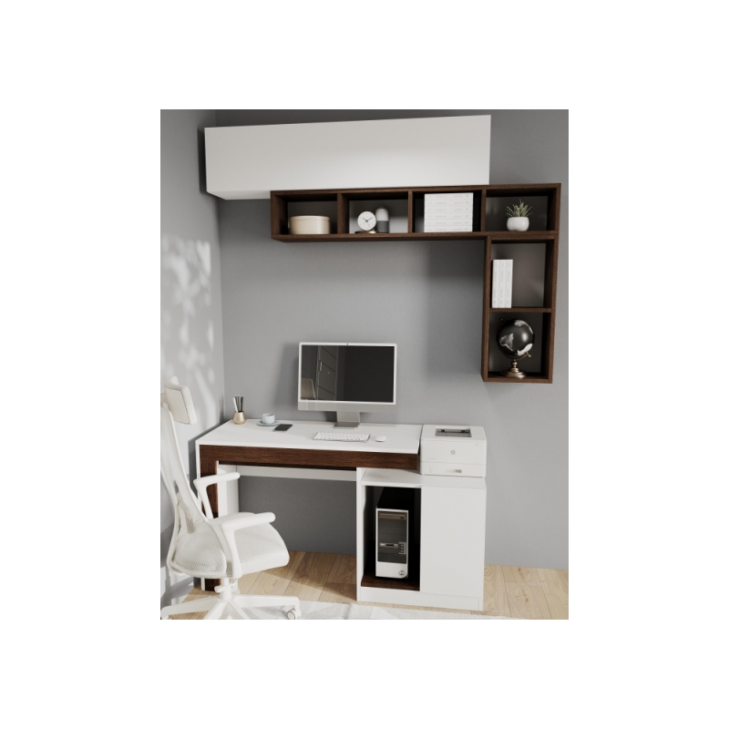 Корпусная мебель Модена комплектация 1 белый / венге