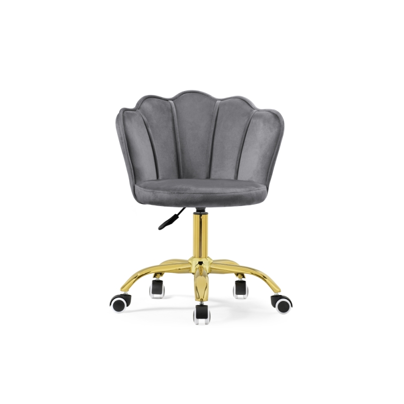Компьютерное кресло Bud grey / gold