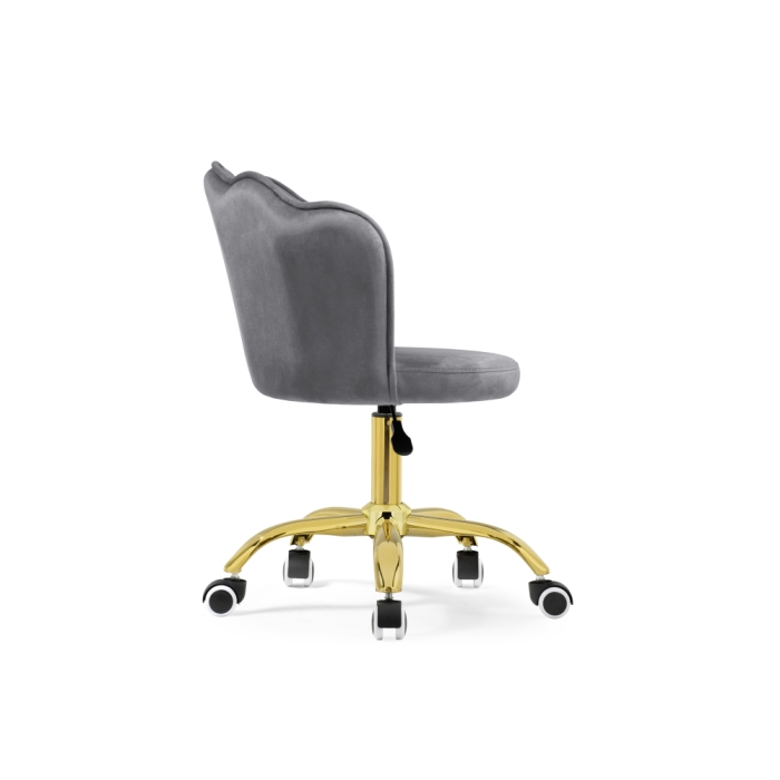 Компьютерное кресло Bud grey / gold