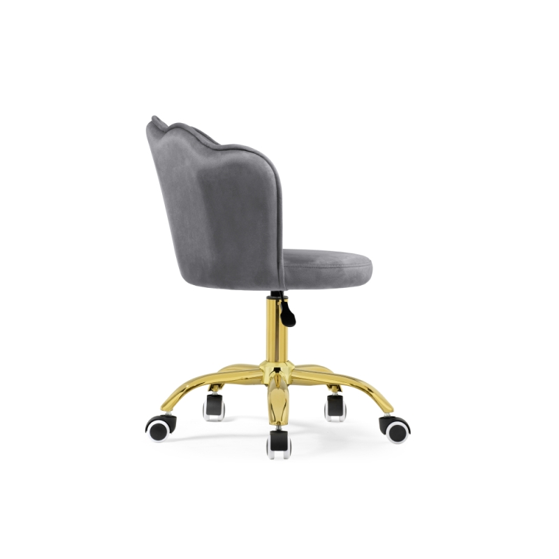 Компьютерное кресло Bud grey / gold