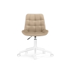 Компьютерное кресло Честер бежевый (velutto 05) / белый