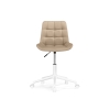 Компьютерное кресло Честер бежевый (velutto 05) / белый