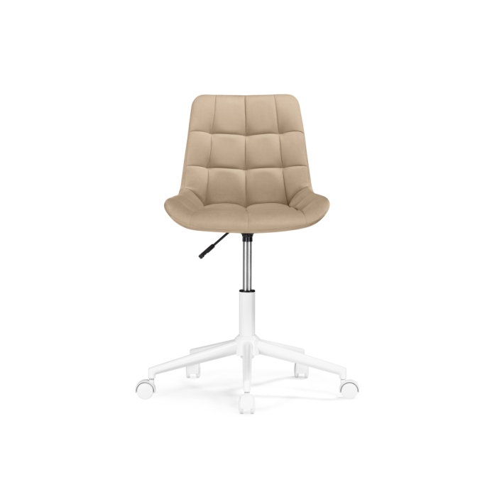 Компьютерное кресло Честер бежевый (velutto 05) / белый