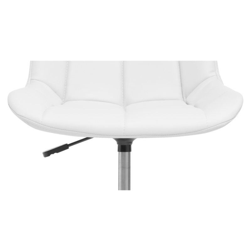 Компьютерное кресло Честер экокожа белая / белый