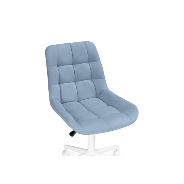 Компьютерное кресло Честер голубой (velutto 47 ) / белый
