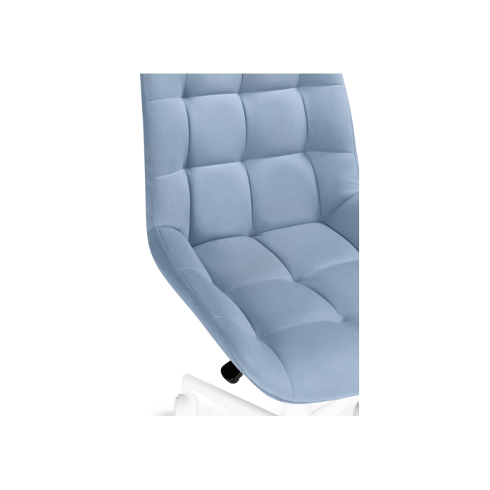 Компьютерное кресло Честер голубой (velutto 47 ) / белый