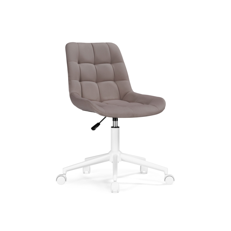 Компьютерное кресло Честер латте (velutto 08) / белый