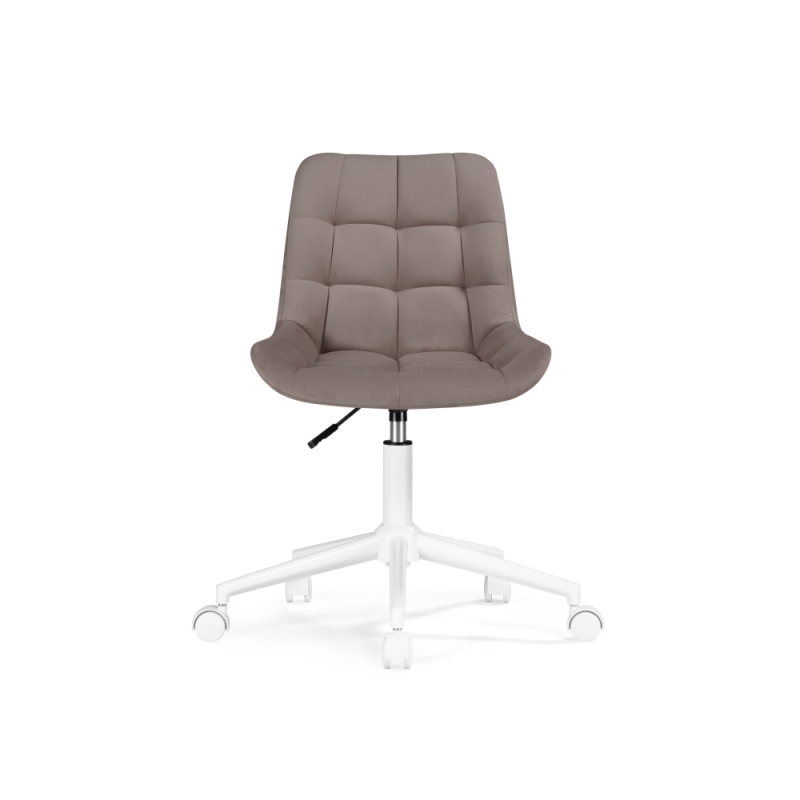 Компьютерное кресло Честер латте (velutto 08) / белый