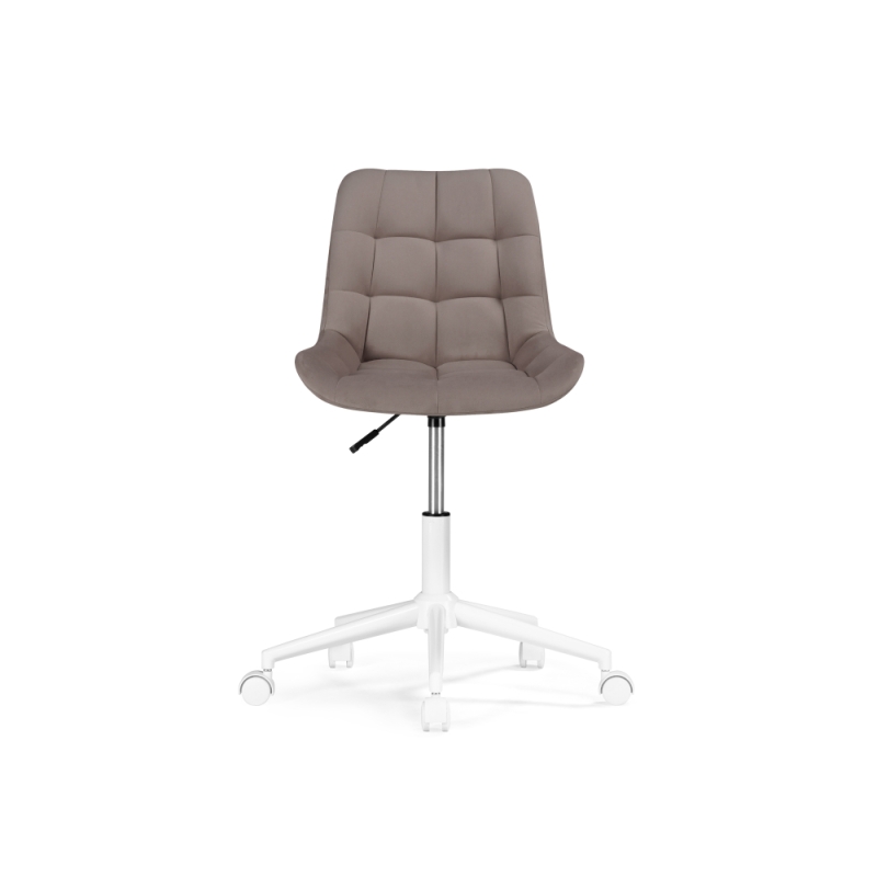 Компьютерное кресло Честер латте (velutto 08) / белый