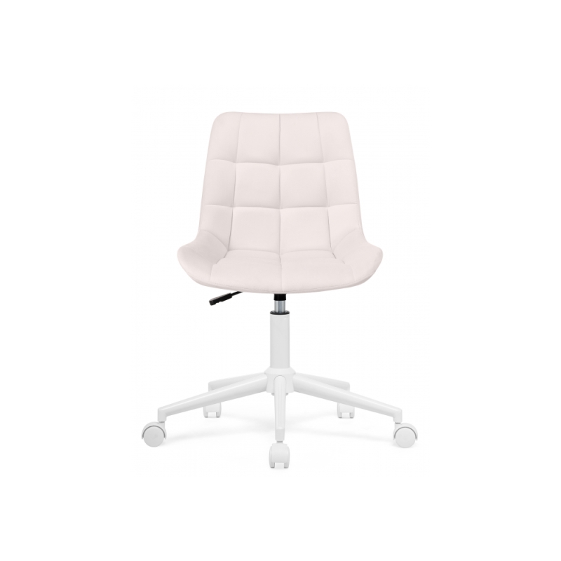 Компьютерное кресло Честер молочный / белый