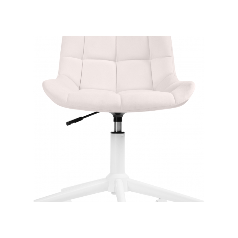 Компьютерное кресло Честер молочный / белый